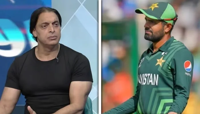 Babar Azam and Shoaib Akhtar